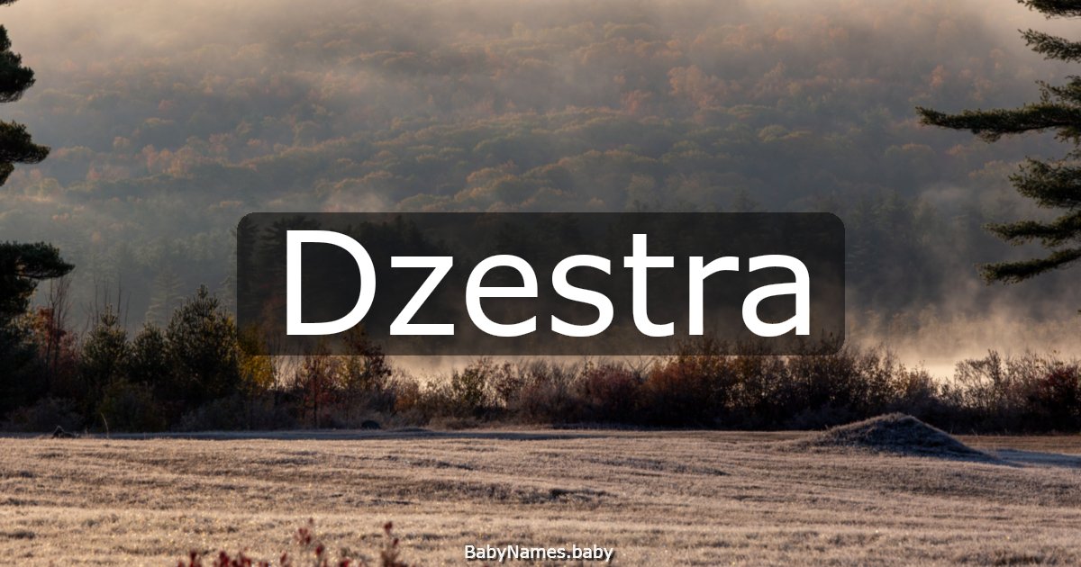 Dzestra