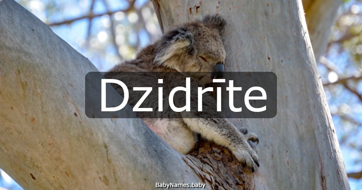 Dzidrīte