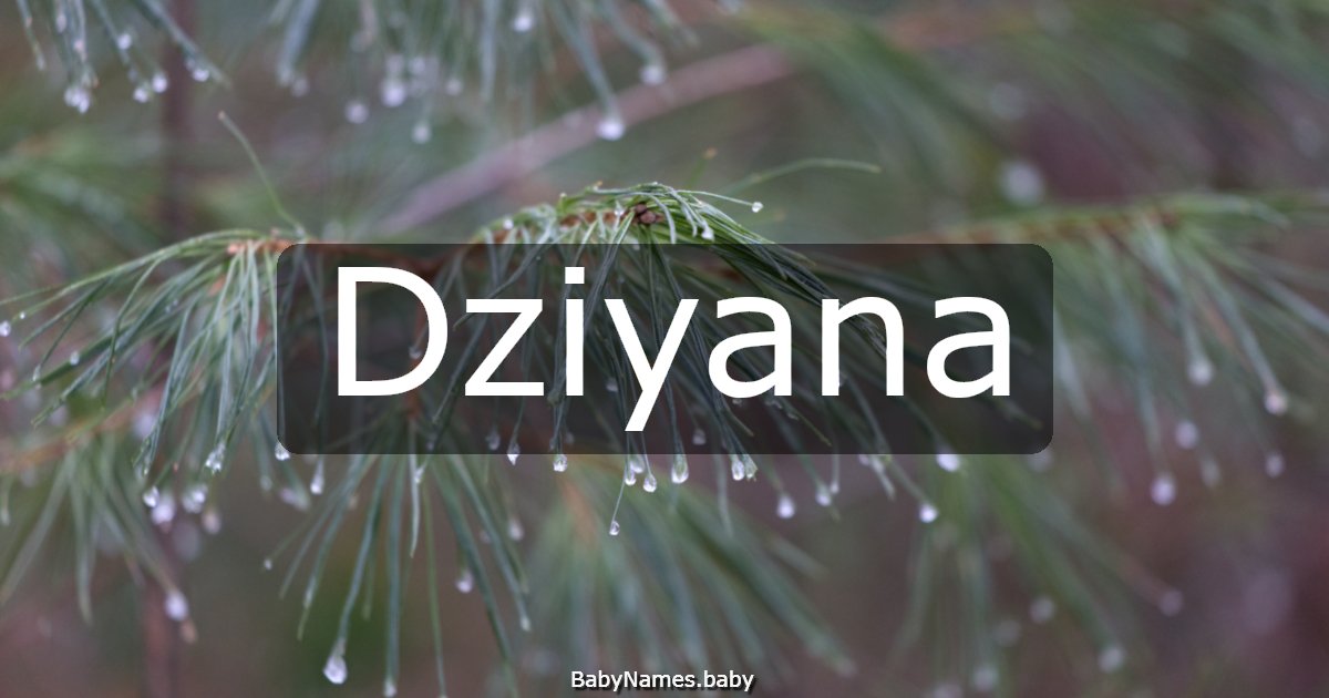 Dziyana