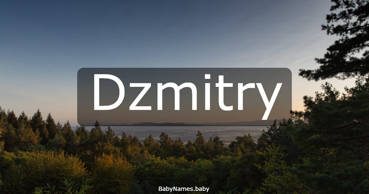 Dzmitry