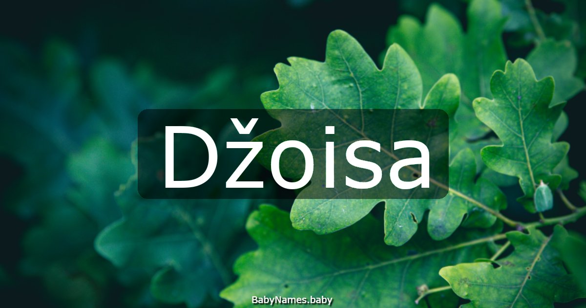 Džoisa