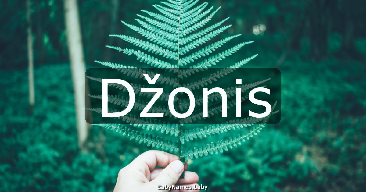 Džonis