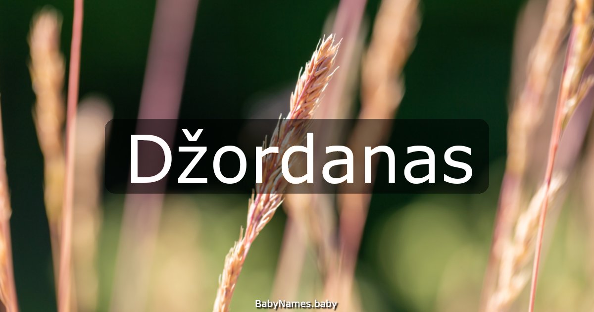 Džordanas