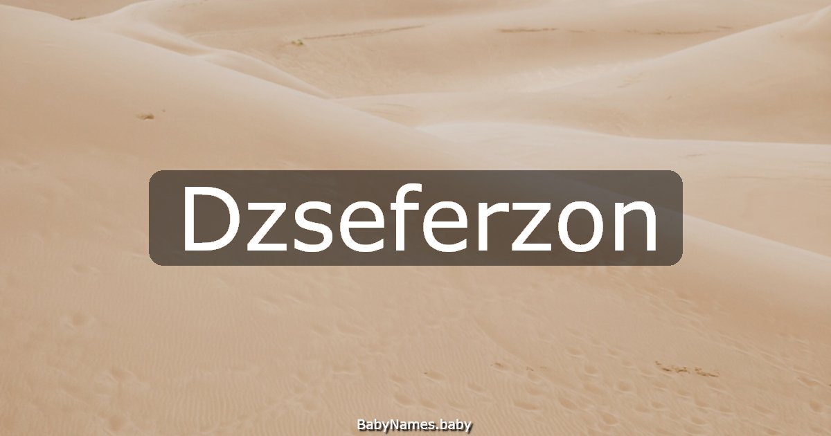 Dzseferzon