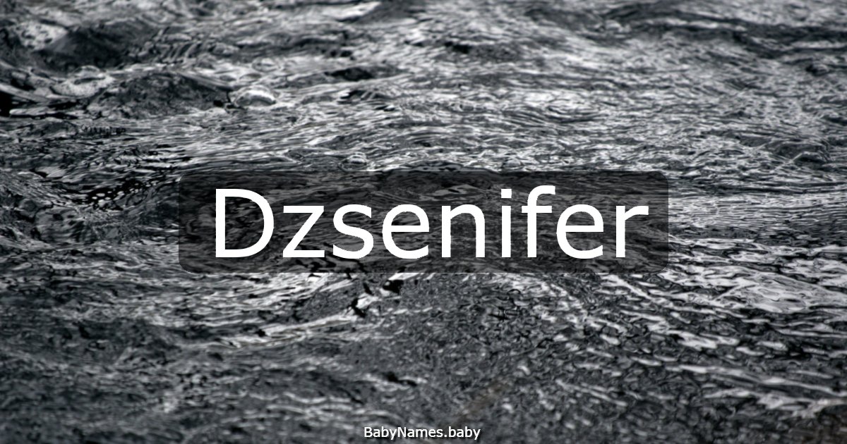 Dzsenifer