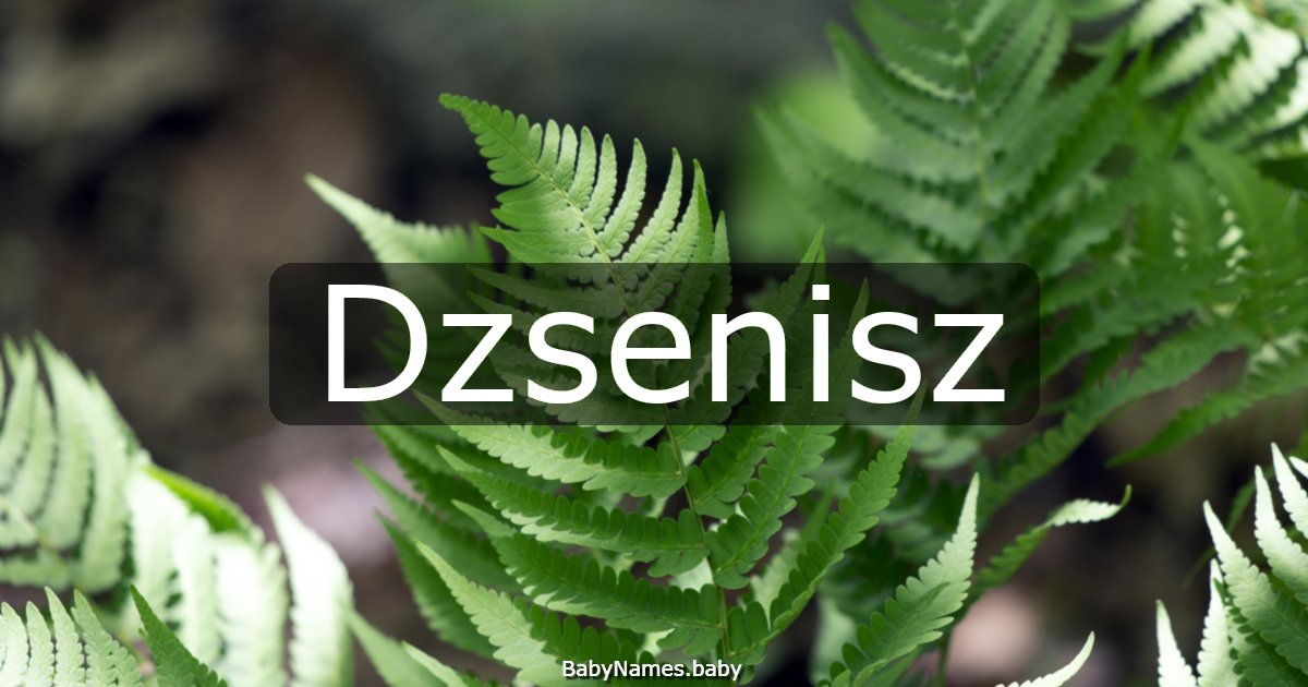 Dzsenisz