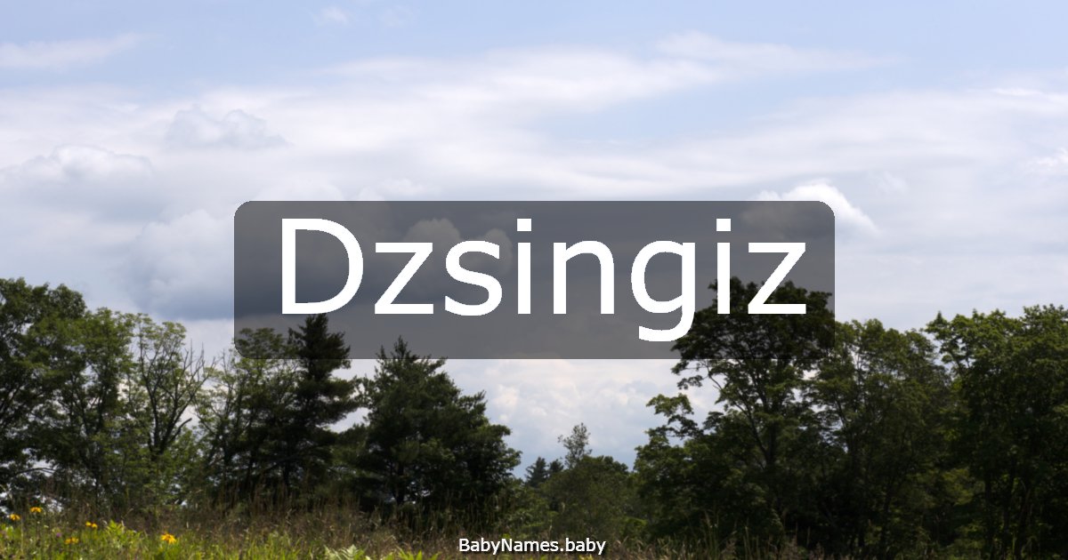 Dzsingiz