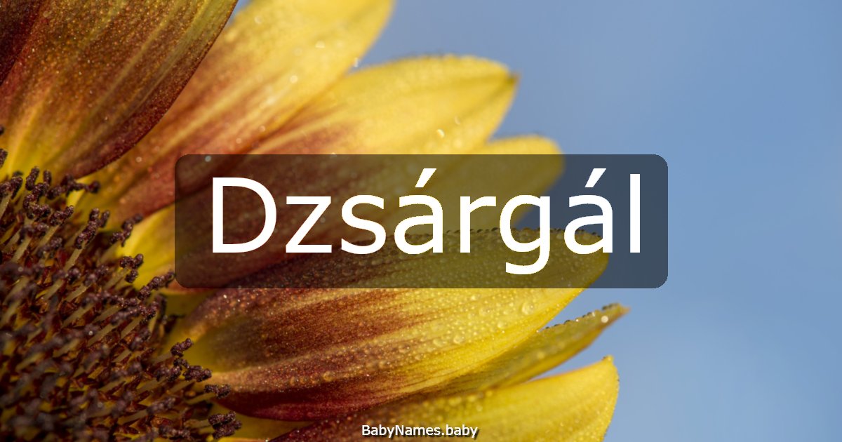 Dzsárgál