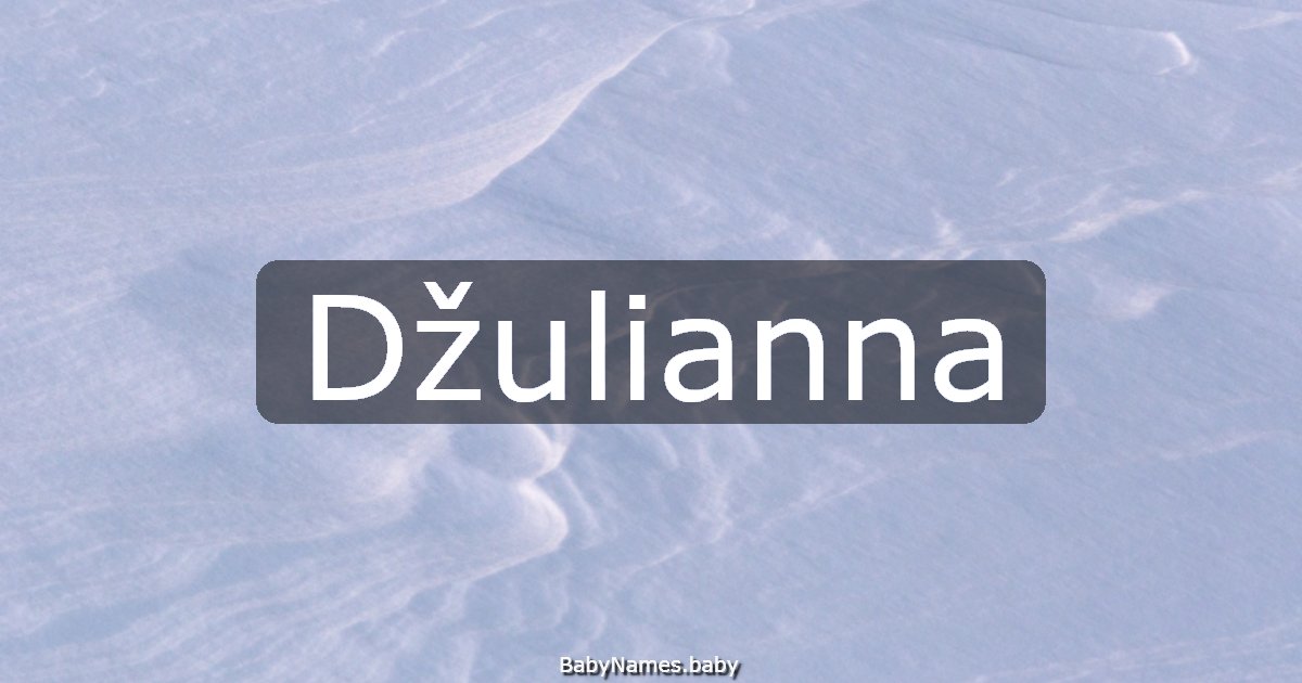 Džulianna