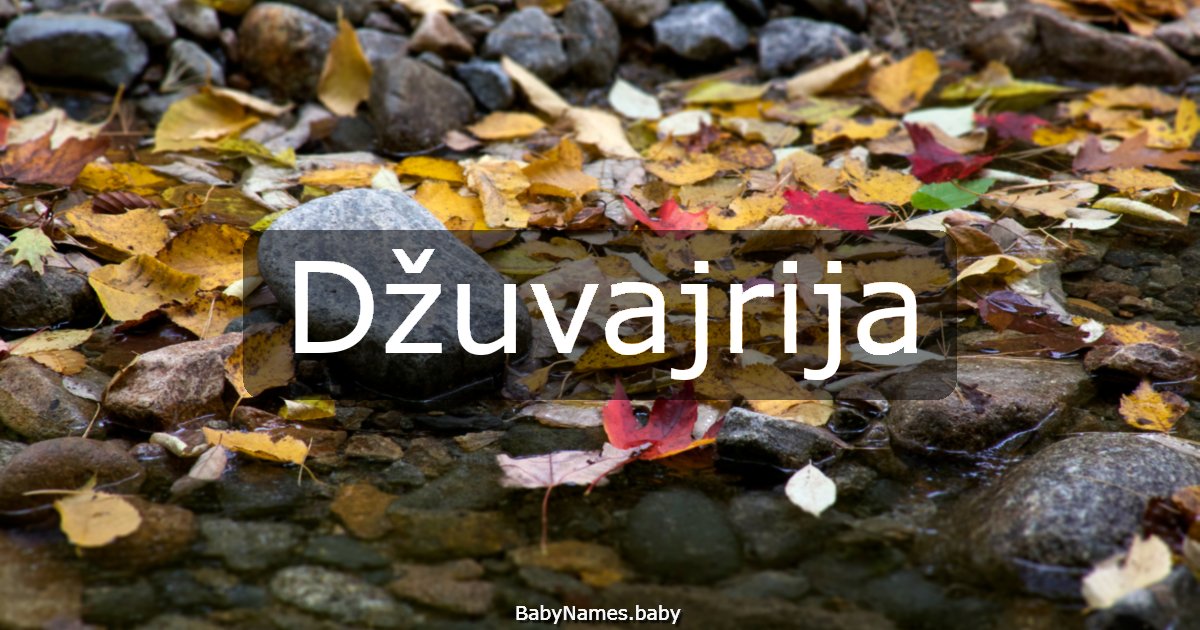 Džuvajrija