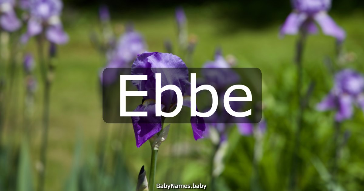 Ebbe