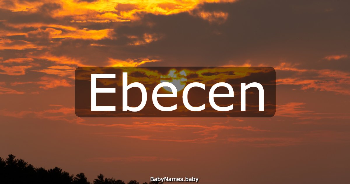 Ebecen