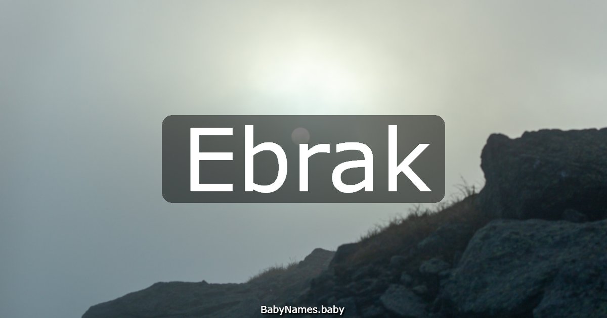 Ebrak