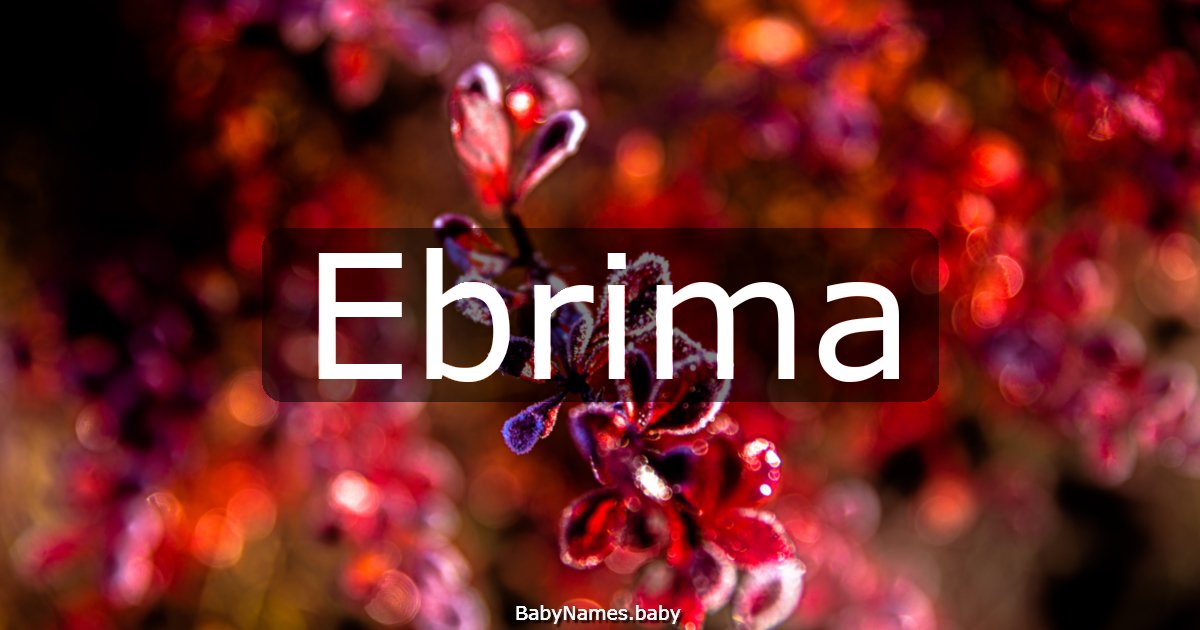 Ebrima