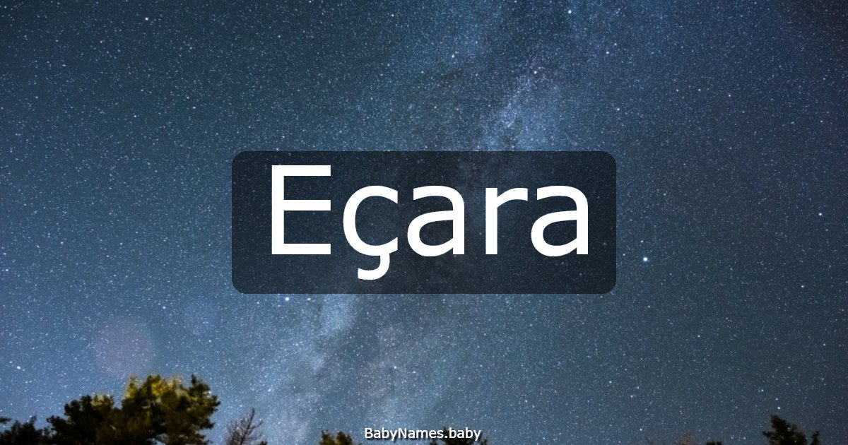 Eçara