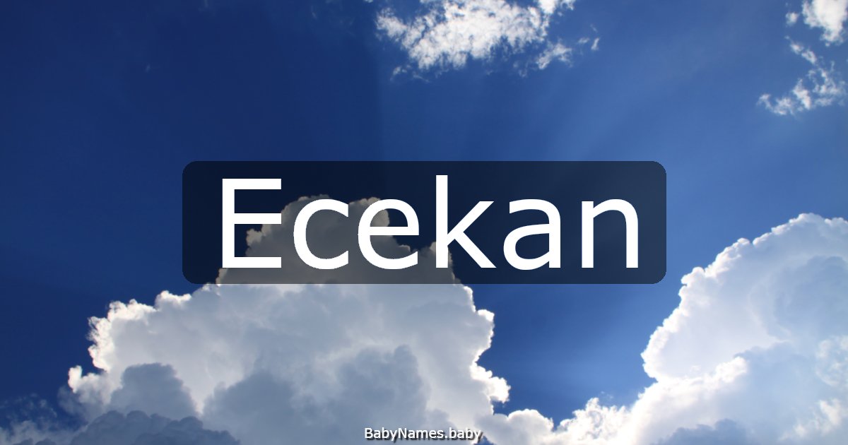 Ecekan