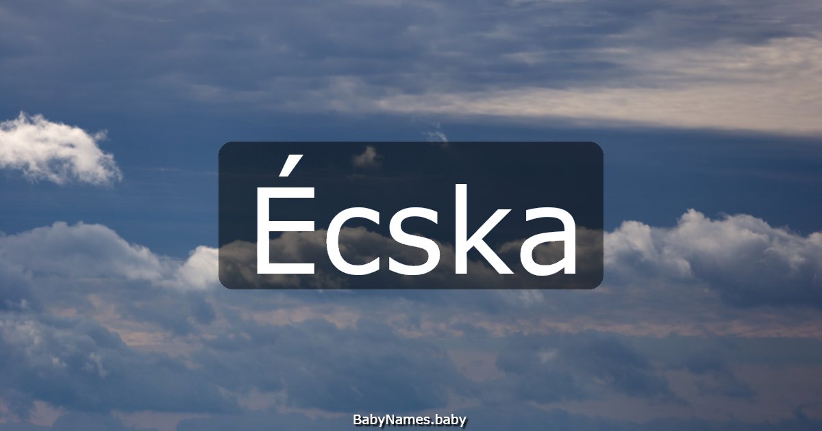 Écska