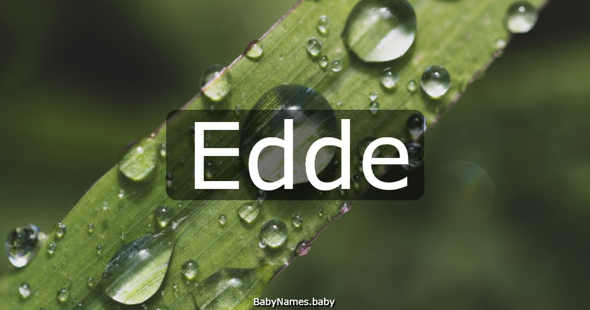 Edde