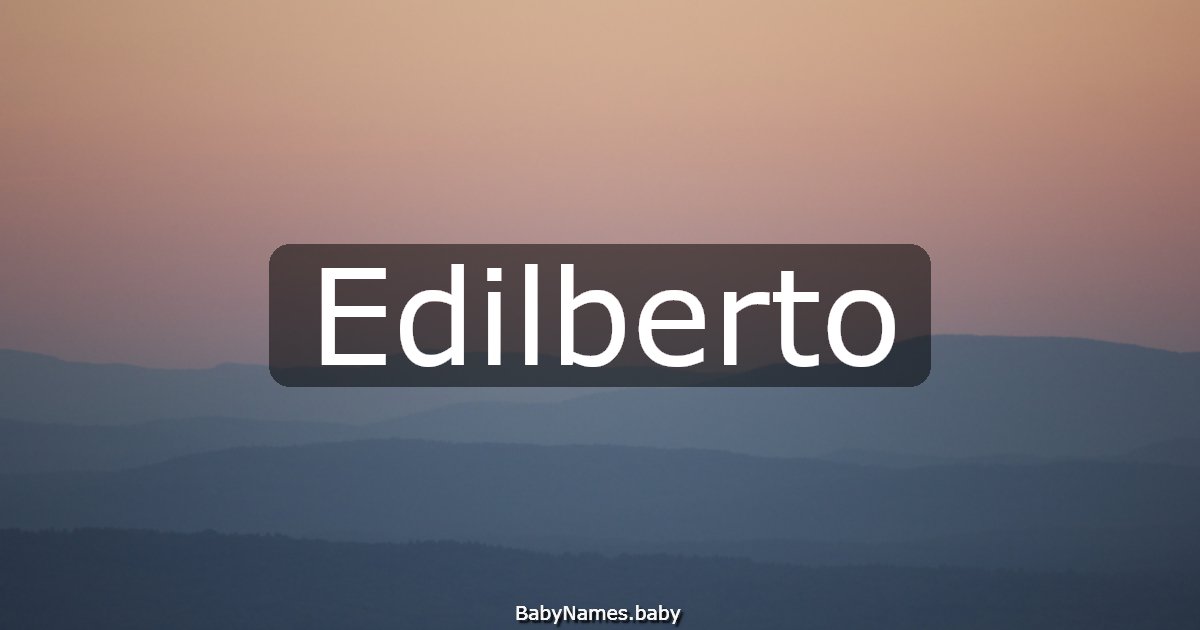 Edilberto