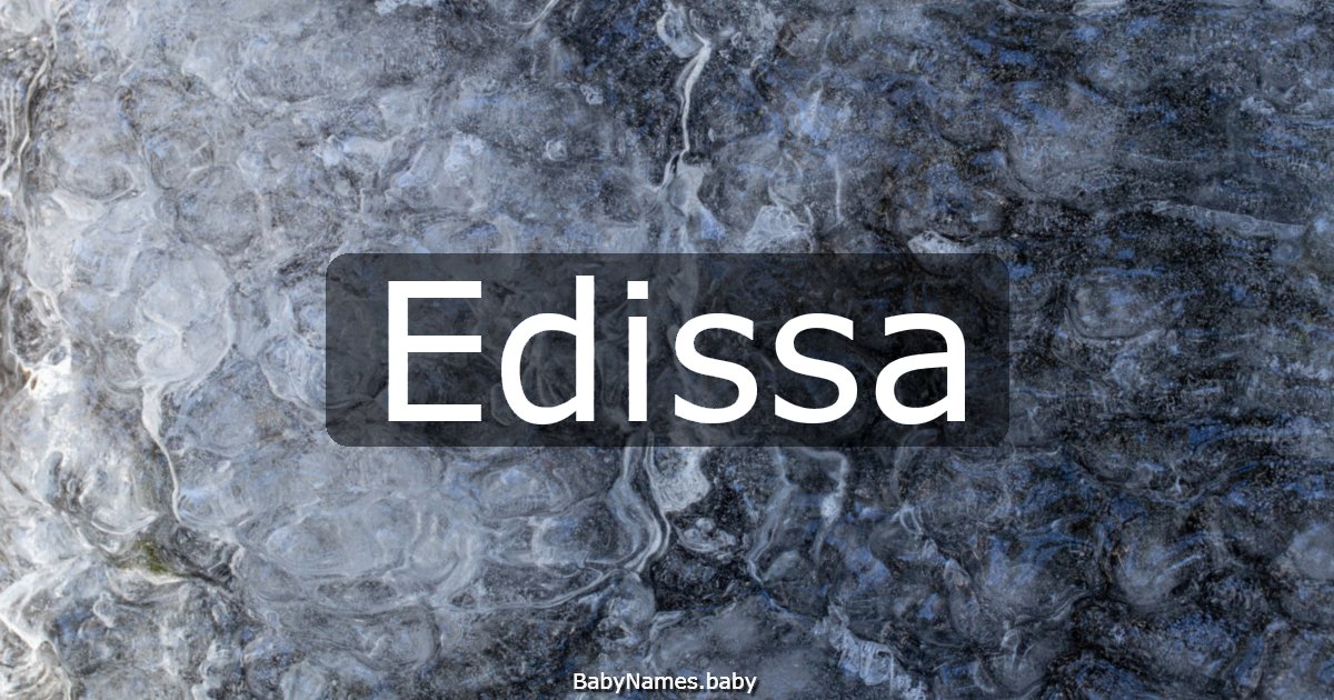 Edissa