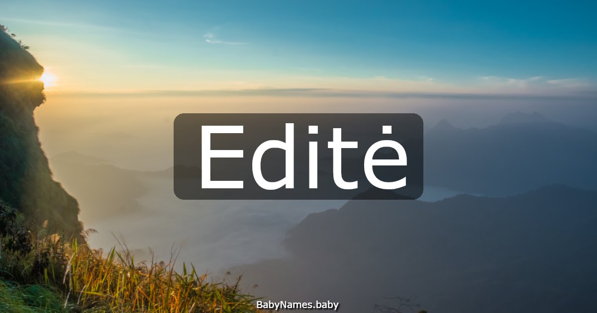 Editė