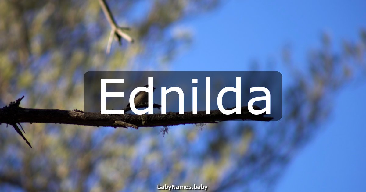 Ednilda