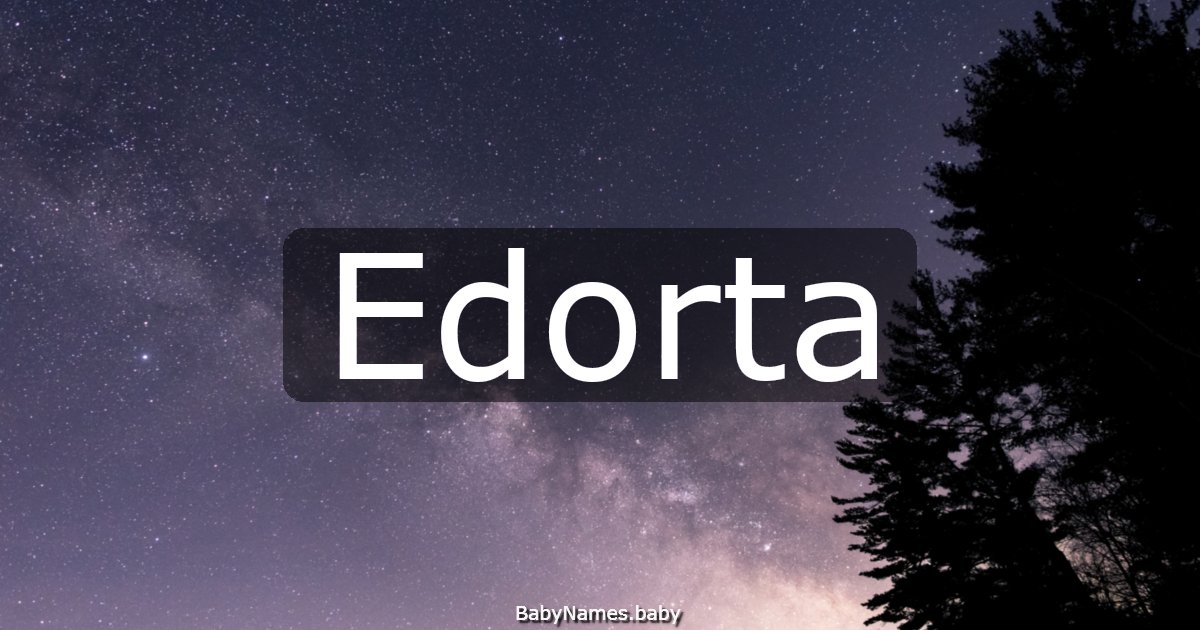 Edorta