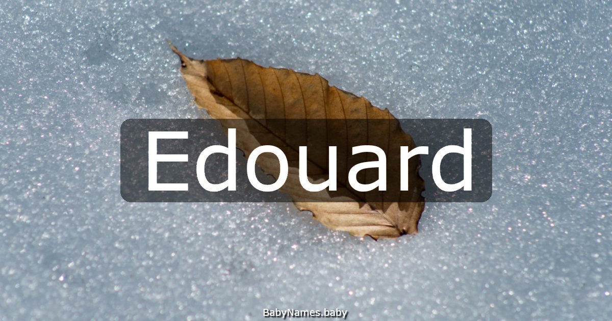 Edouard