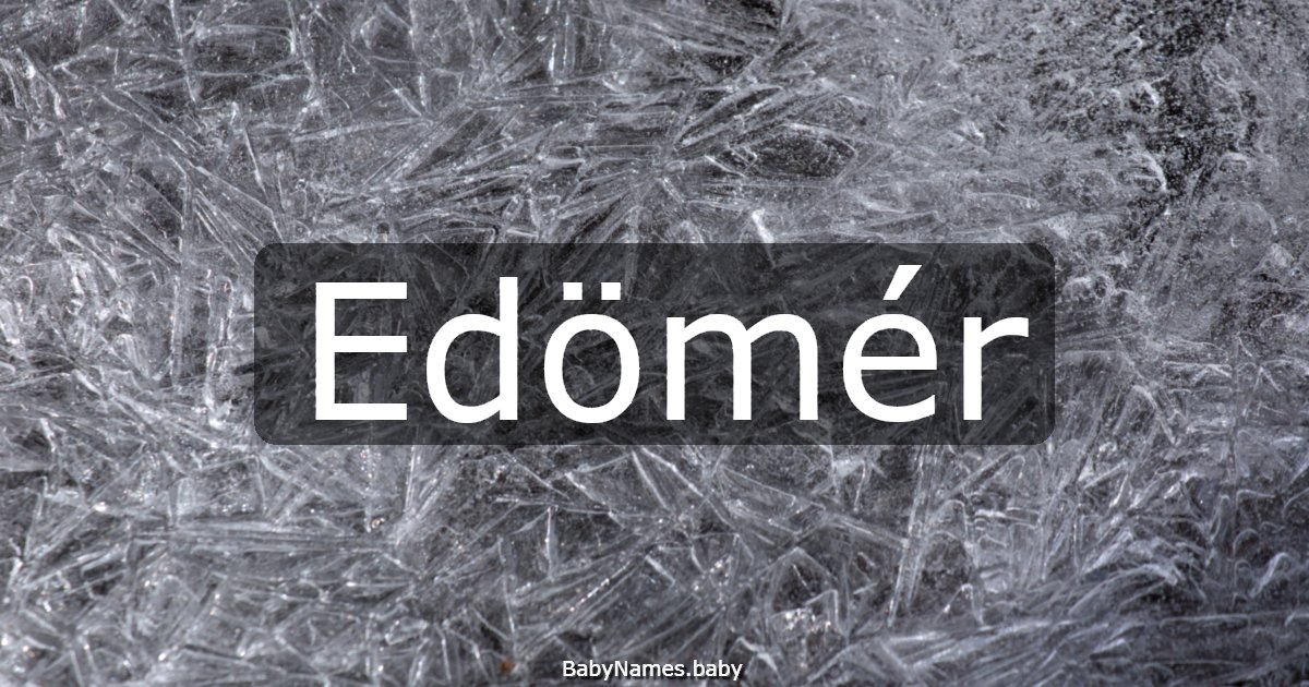Edömér