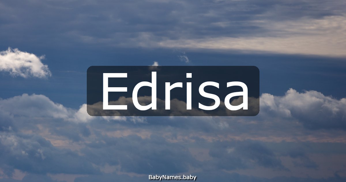 Edrisa