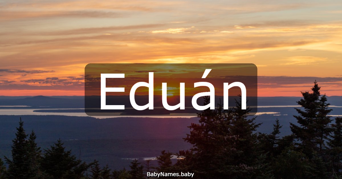Eduán