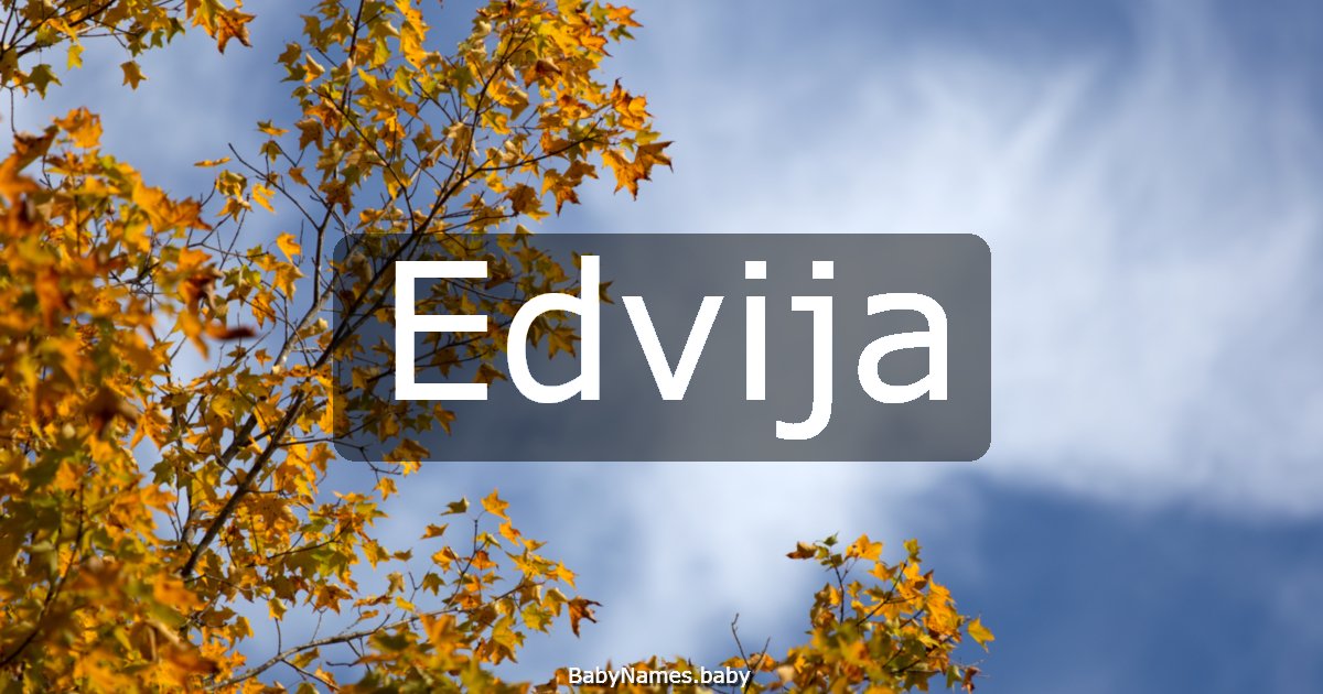 Edvija