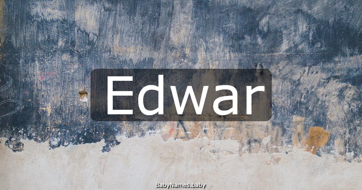Edwar