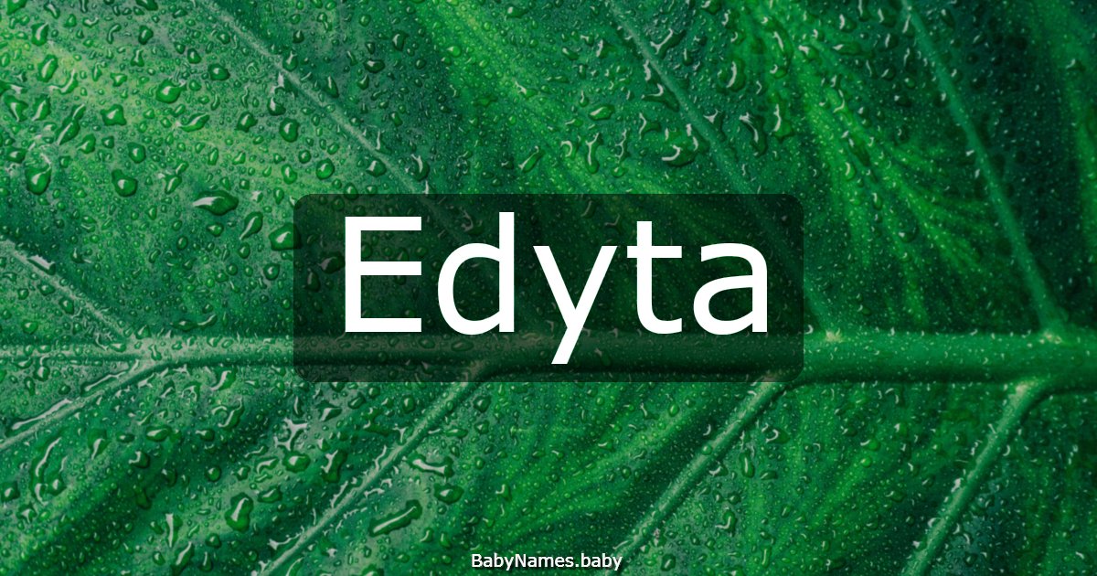 Edyta