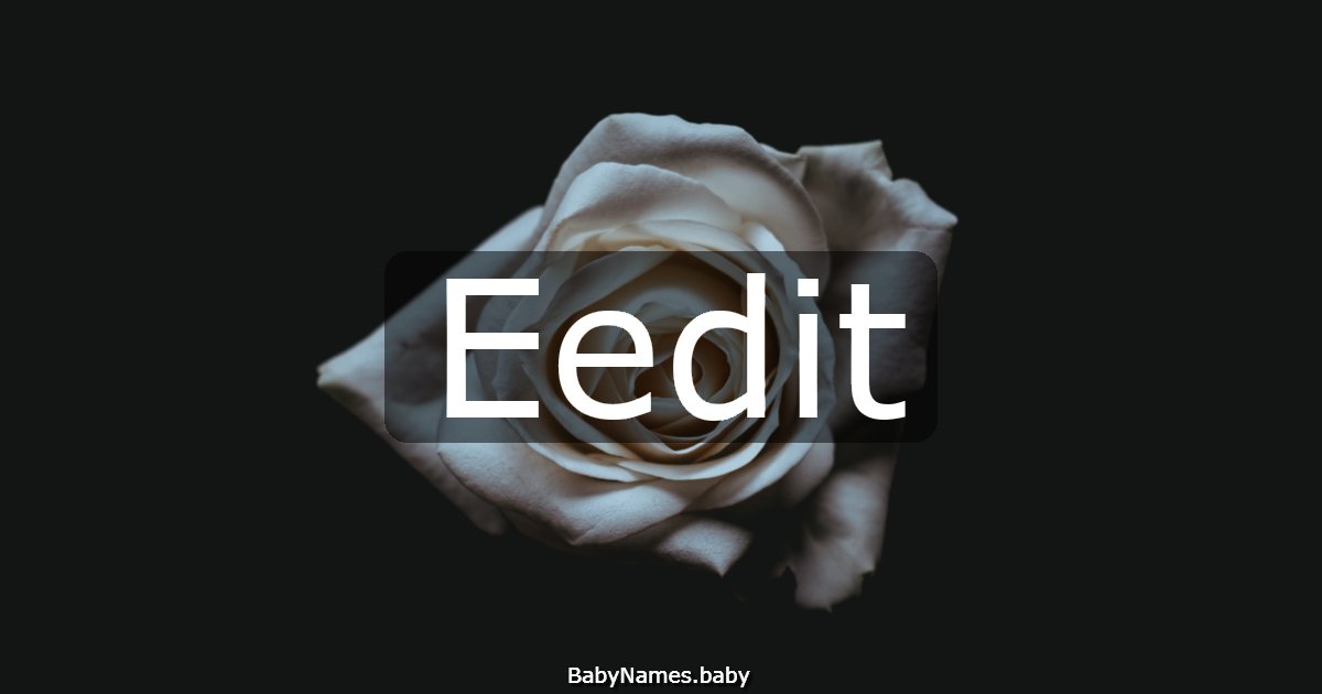 Eedit
