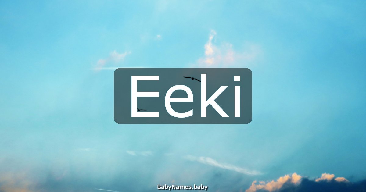 Eeki