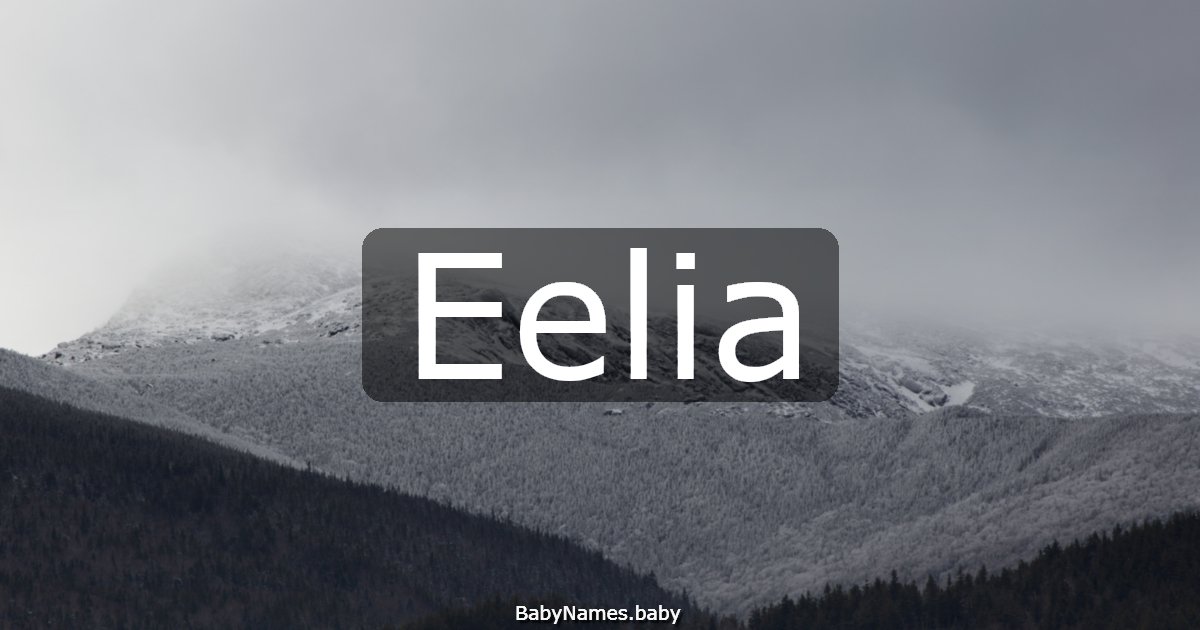 Eelia