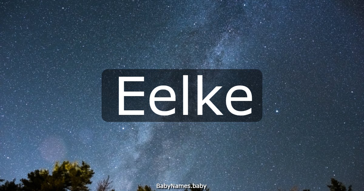Eelke
