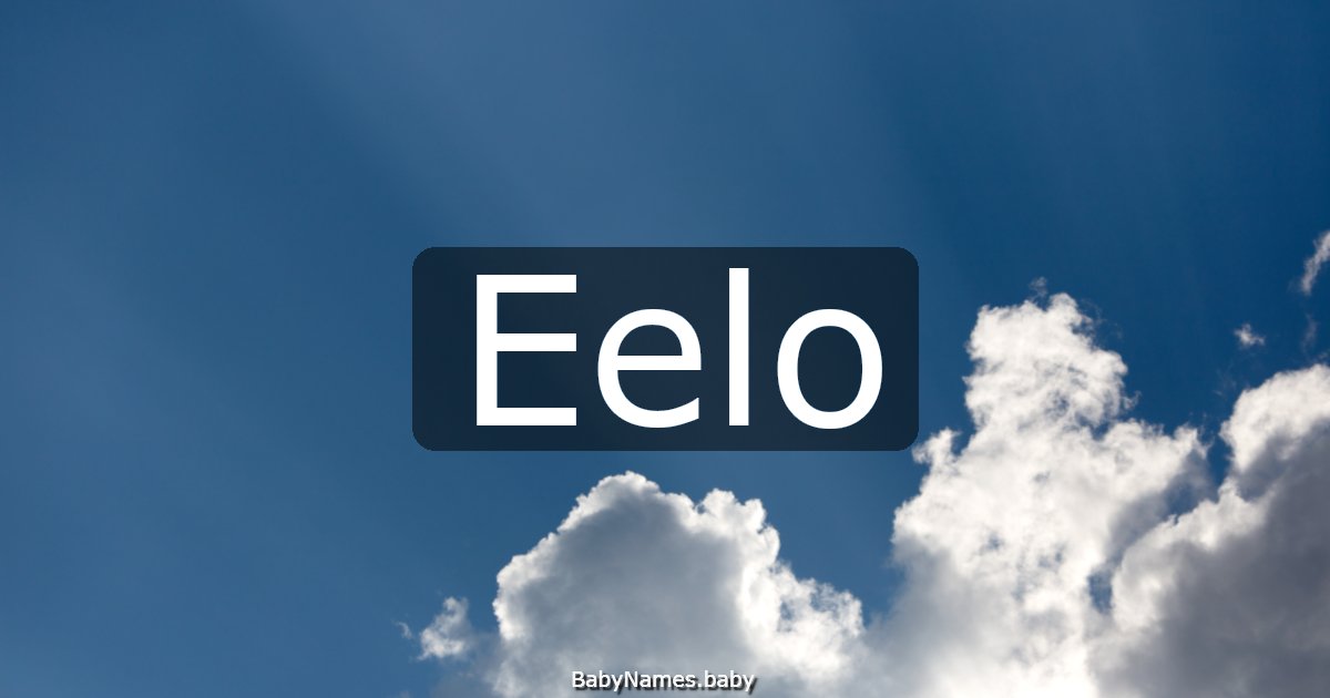 Eelo