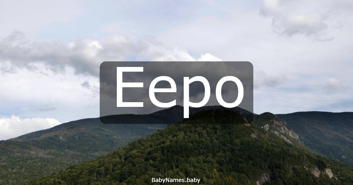 Eepo