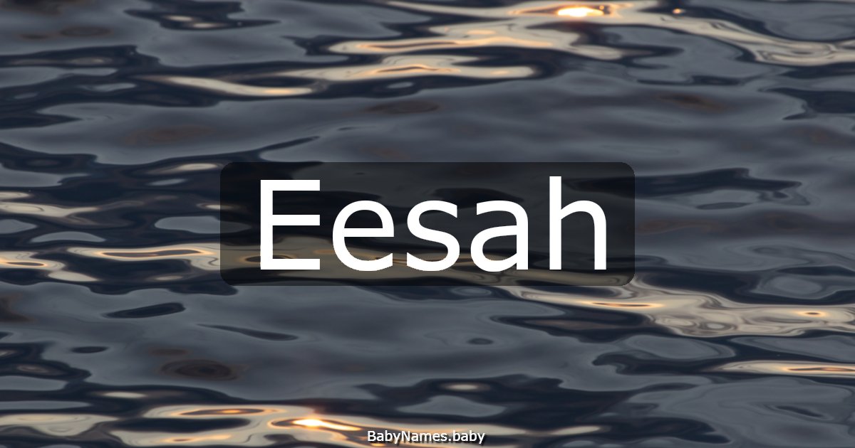 Eesah