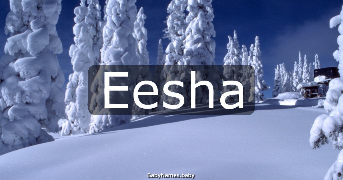 Eesha