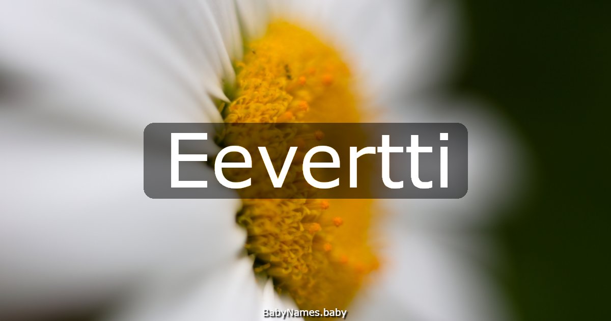 Eevertti