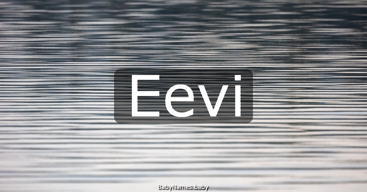 Eevi