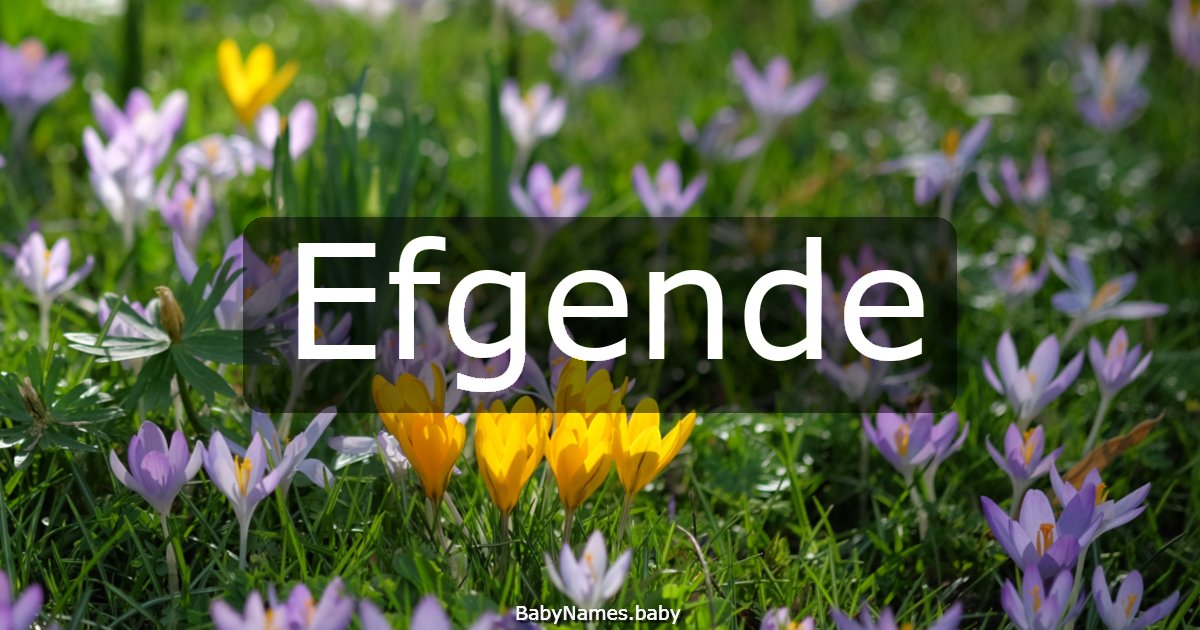 Efgende