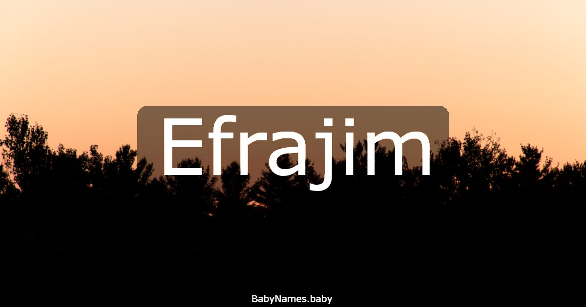 Efrajim