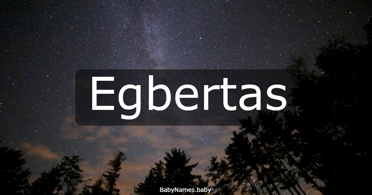 Egbertas