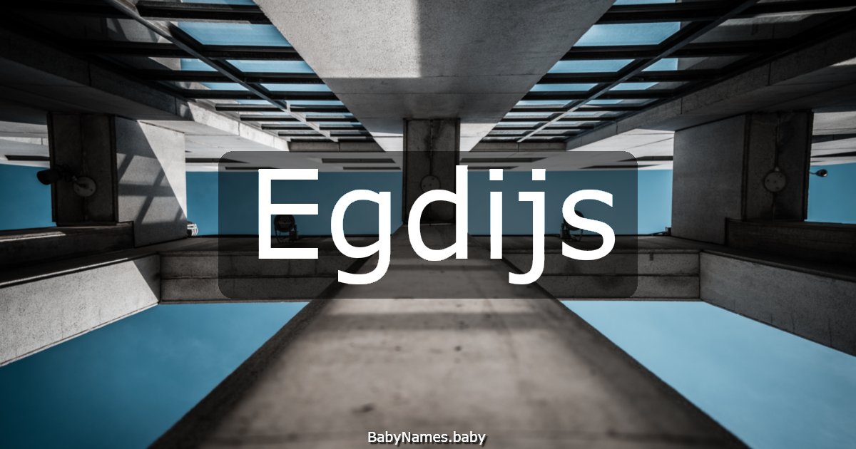 Egdijs