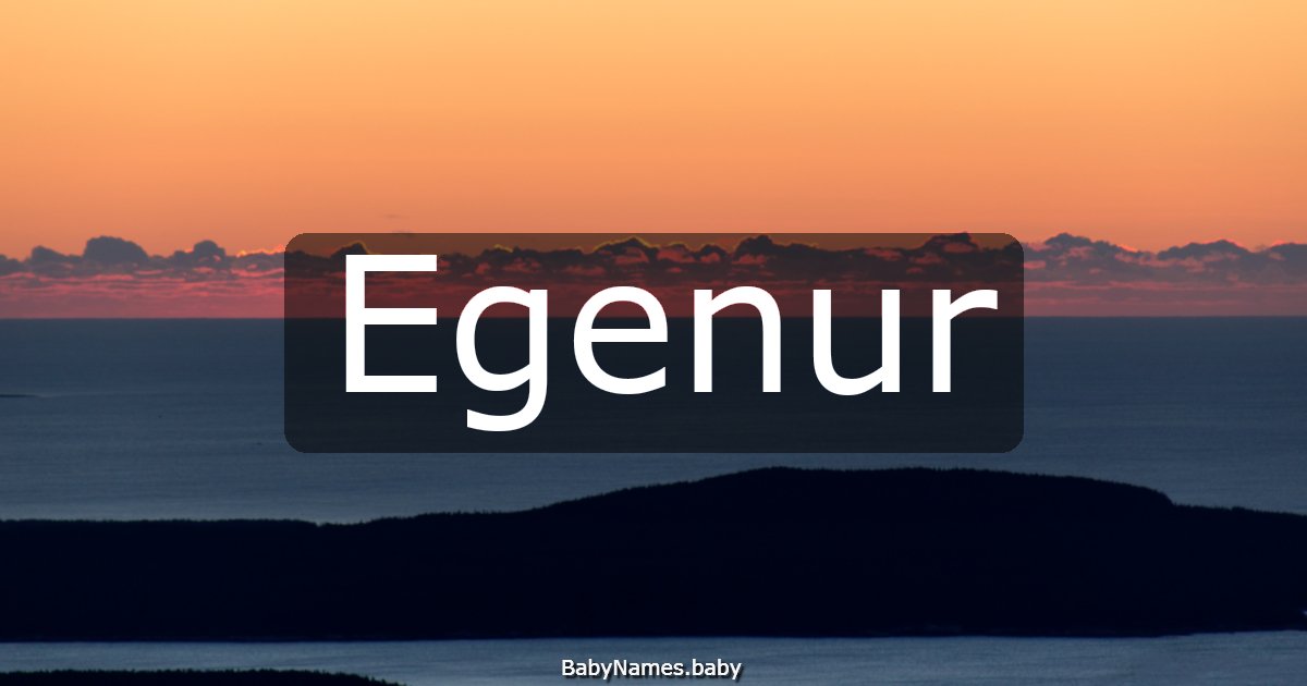 Egenur