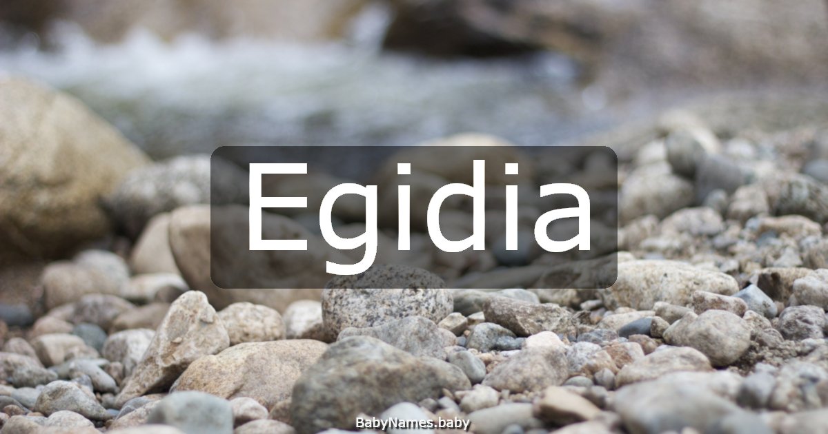 Egidia